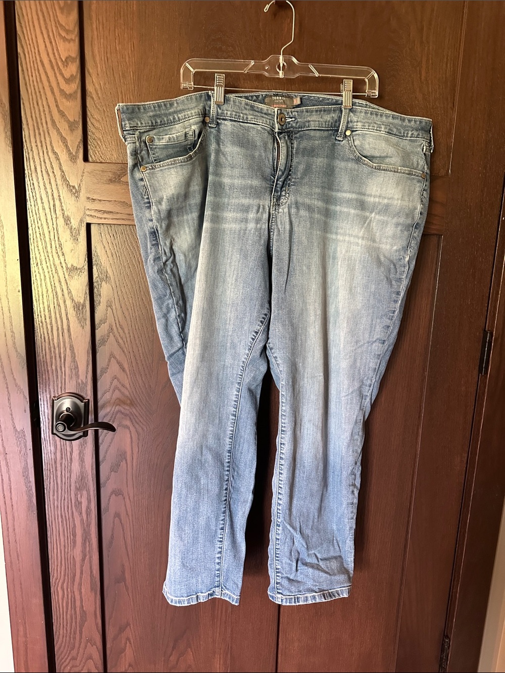 torrid Light Blue Straight Leg Jeans